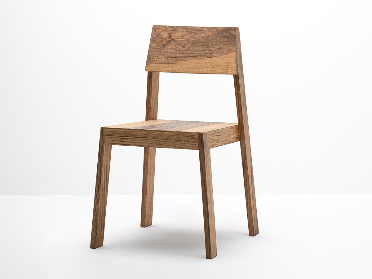 Chaise PilPil en noyer - Bois et design made in France
