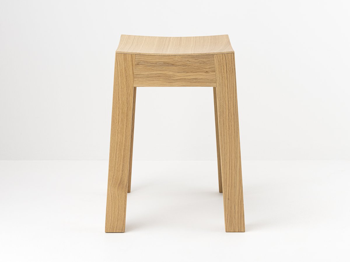 Tabouret MiniWak en chêne - Hauteur sur mesure de 30 à 45 cm