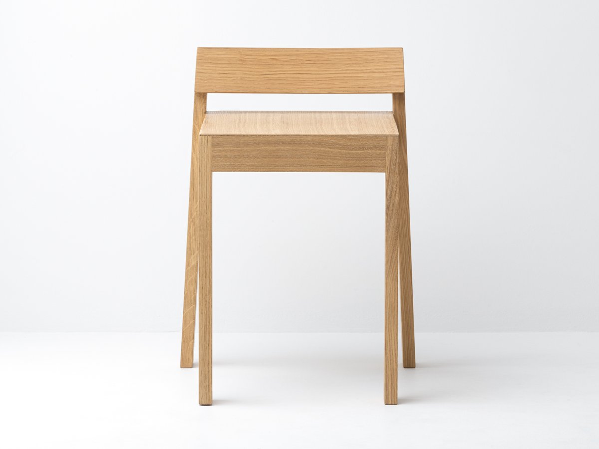 Tabouret MiniPil en chêne - Hauteur d'assise sur-mesure