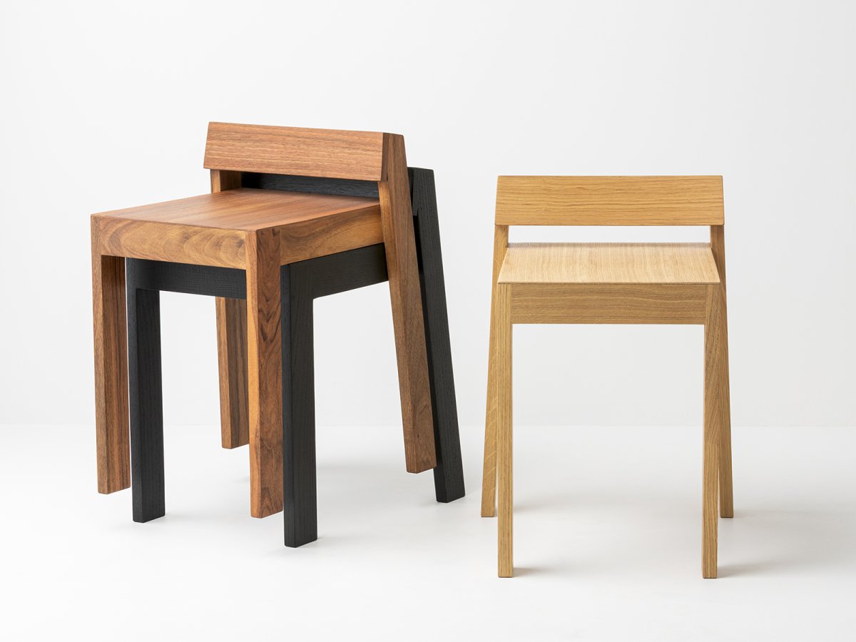 Tabouret MiniPil - Tabouret éco-design, bois local et durable
