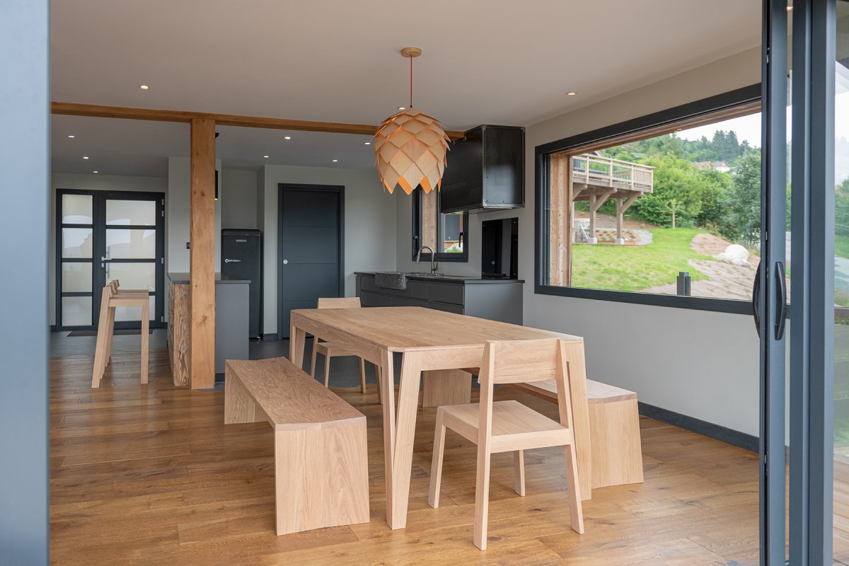 Chaise en bois massif design pour salon ou cuisine - PilPil