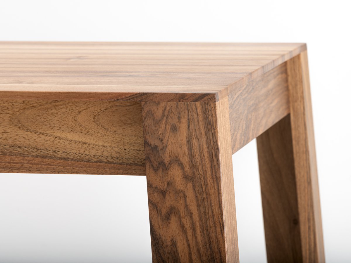 Table basse Aix en noyer sur-mesure - Hauteur largeur longueur sur mesure