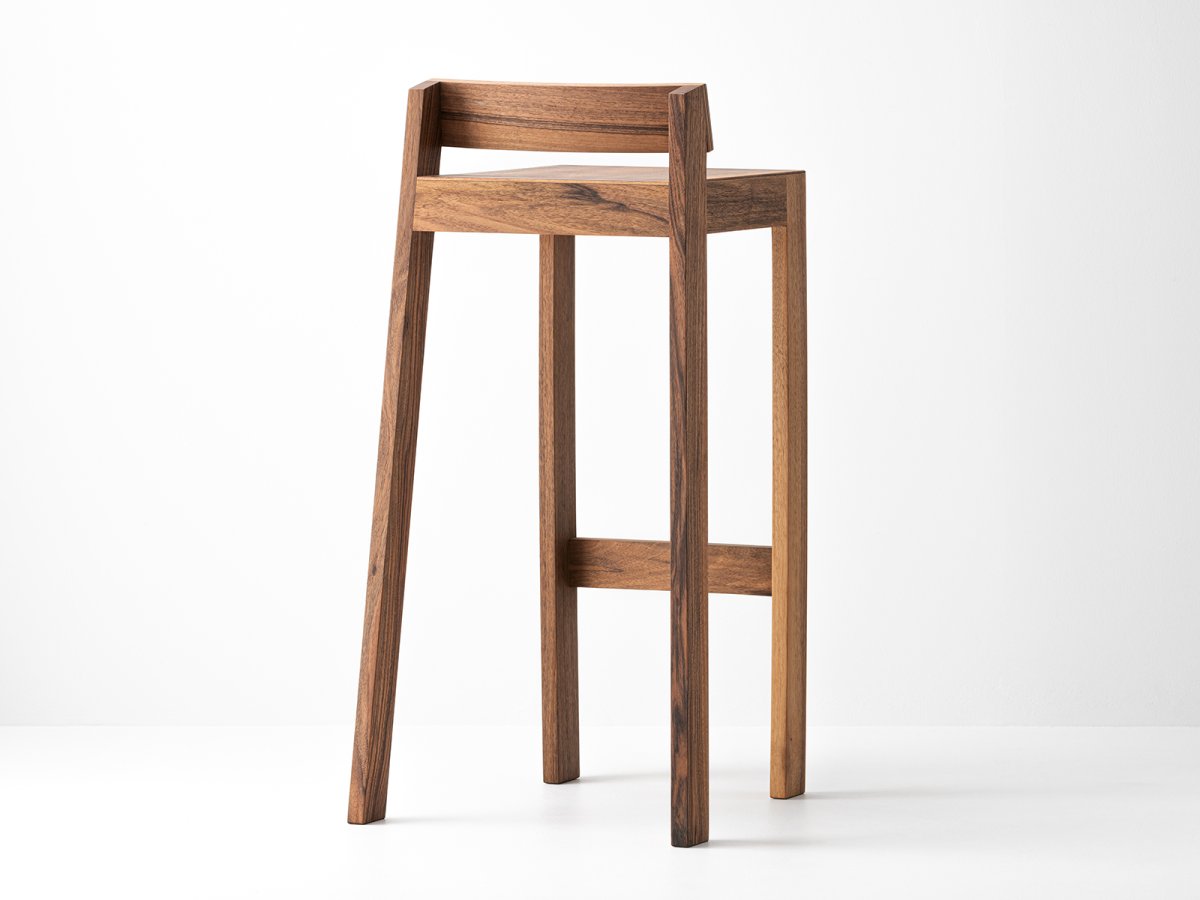Tabouret PilPil en noyer - Bois français et durable