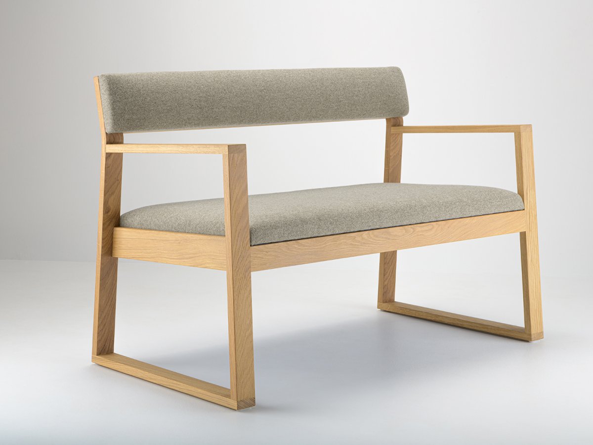 Banc Aix 120 cm en chêne - coloris Falaise