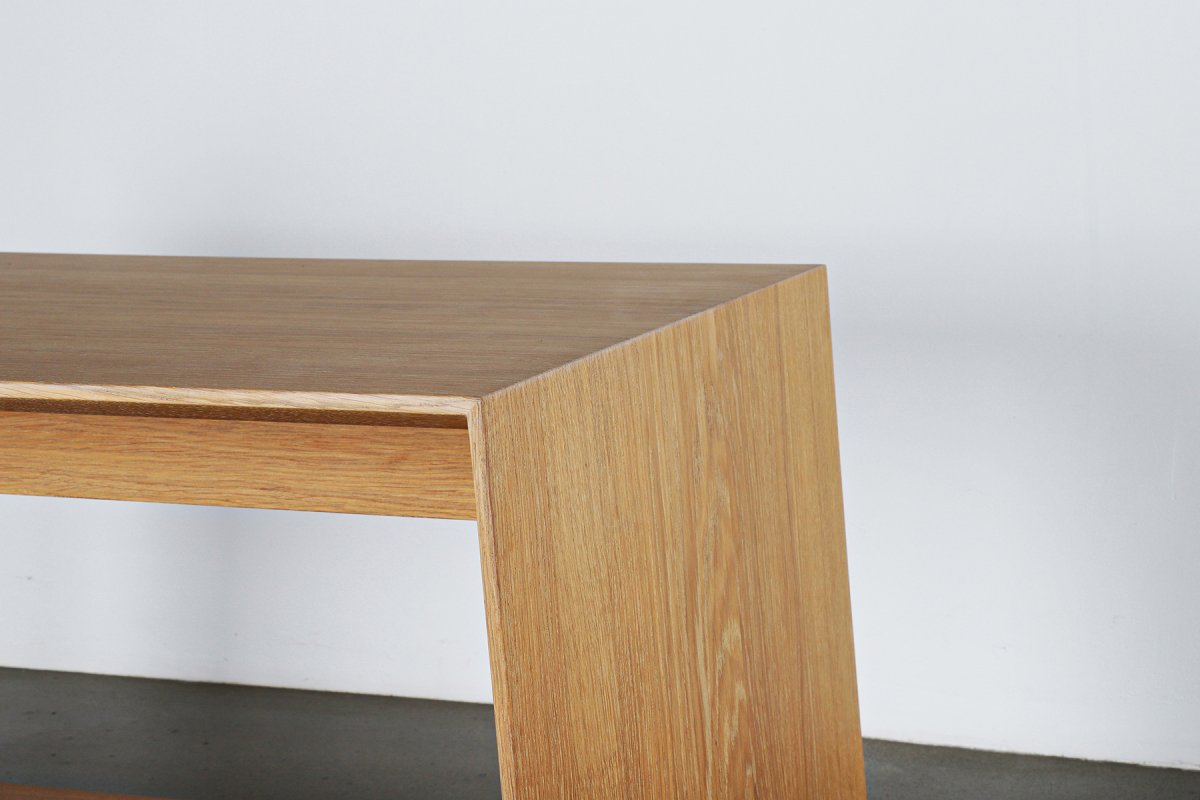 Table basse Anouk en chêne (prototype) - 100% fabriquée en France de manière artisanale