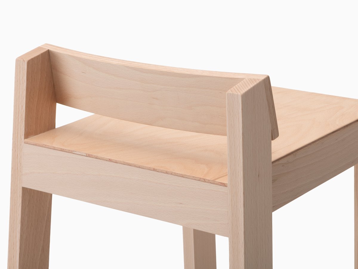 Tabouret de bar en bois de hêtre - PiPil