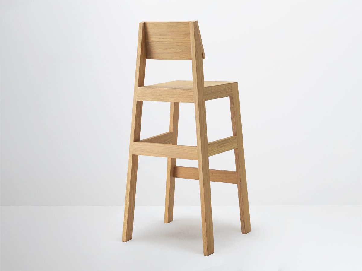 Chaise haute de bar en bois design 100% fabriquée en France - PilPil