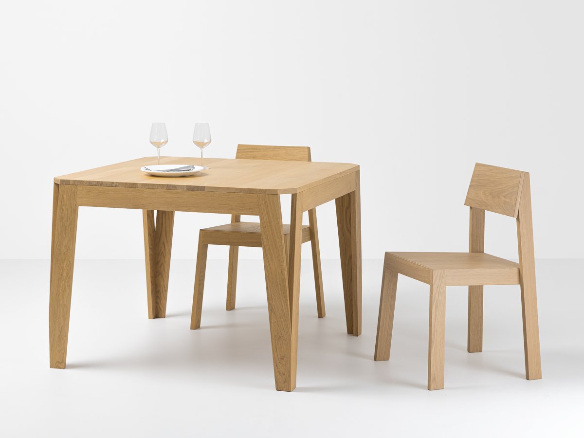Table design en chêne massif made in France- MéliMélo en chêne