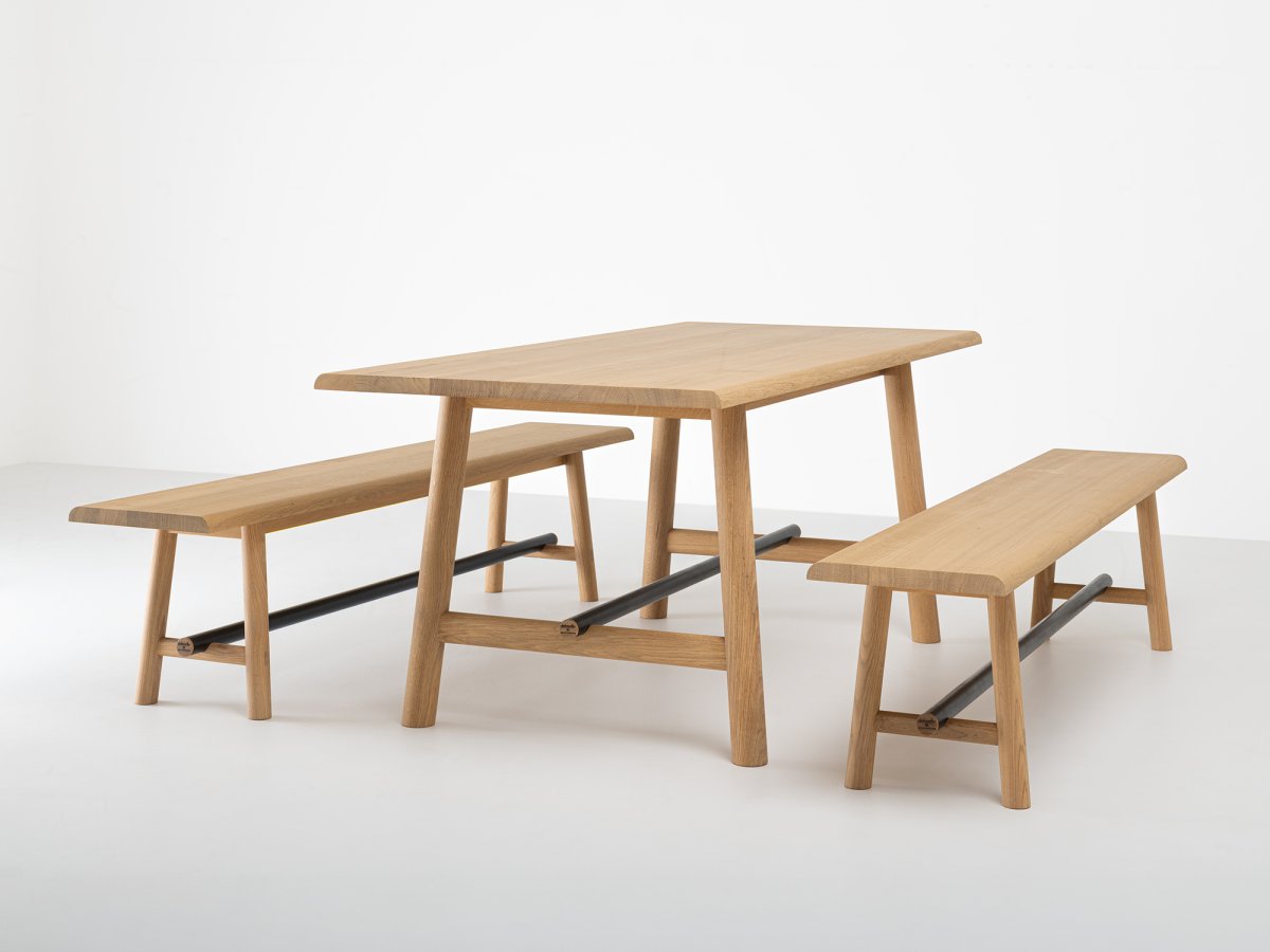 Table en bois et métal sur-mesure fabirqué en France - Ostal