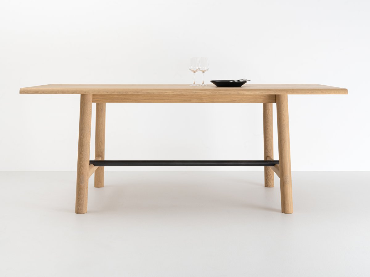Table en Bois et Métal Noir made in France - Ostal