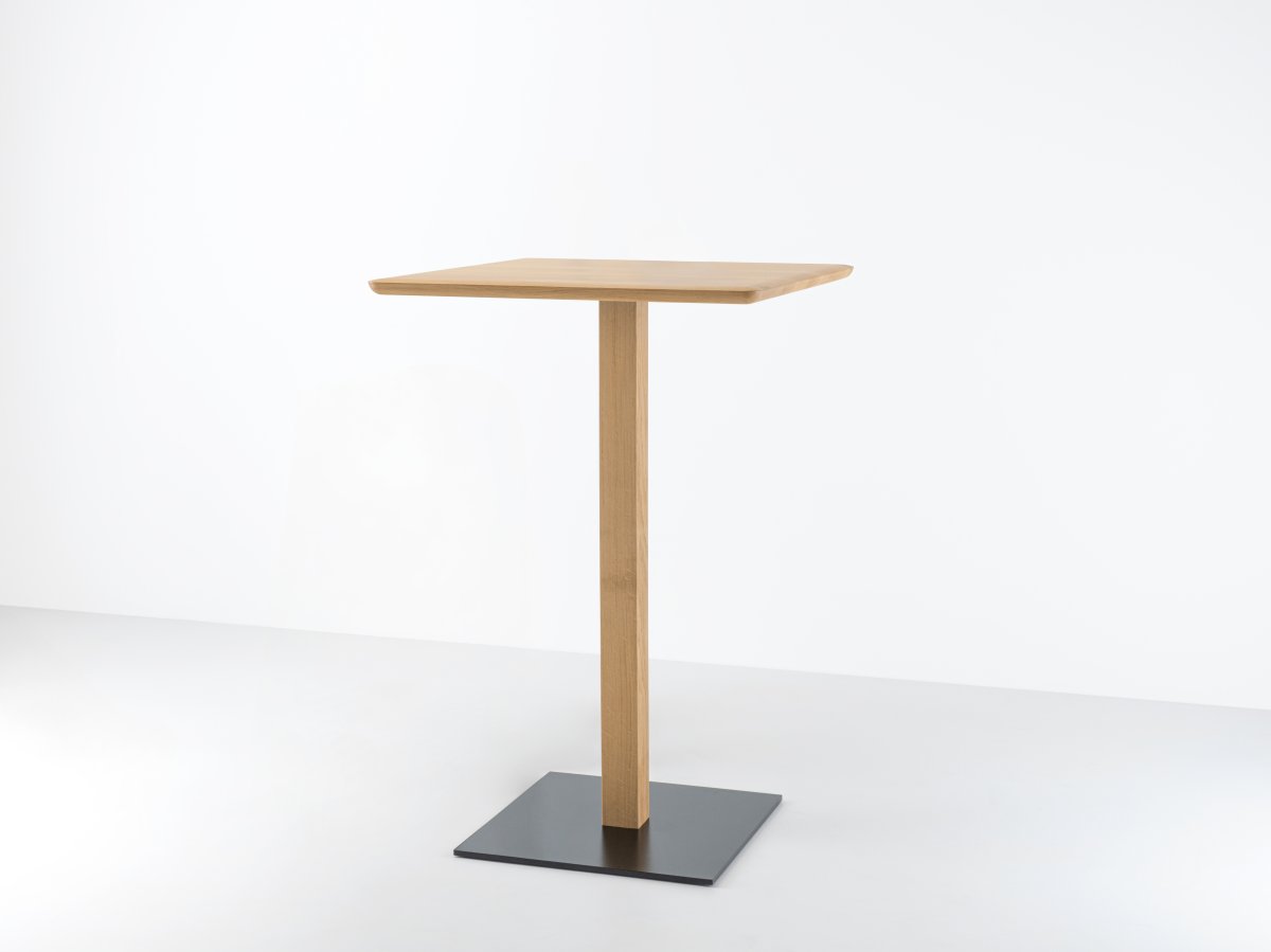 Table de snacks en bois massif pour bars et cafés – Bistronome