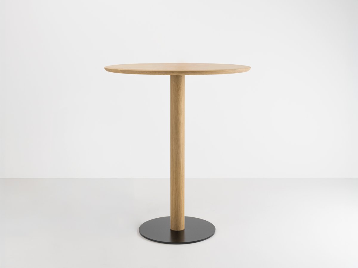 Table de snack ronde en bois – Bistronome