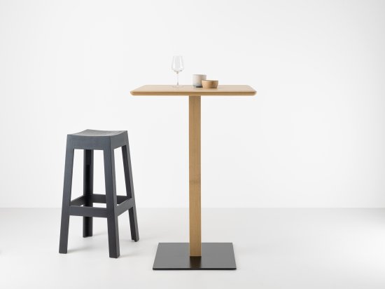 Table haute pour bars en bois massif 105 cm – Bistronome