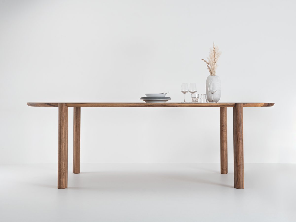 Table en noyer contemporaine - Couscous