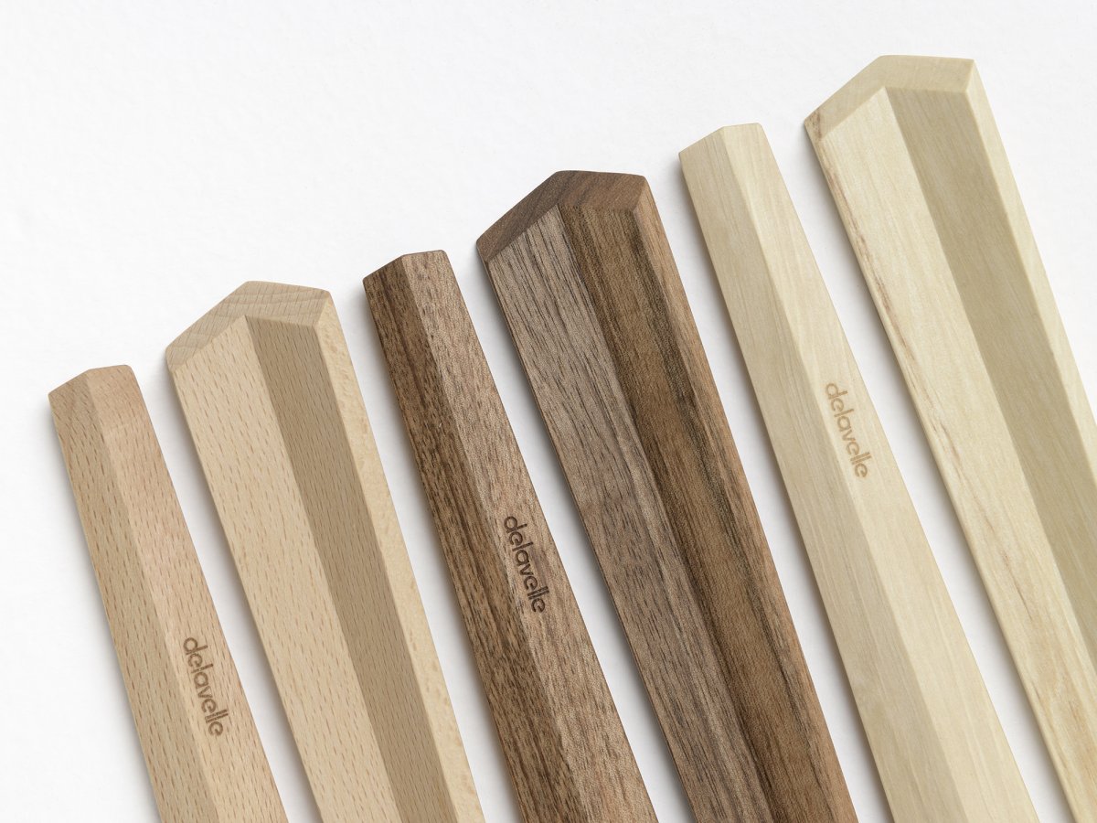 Couverts à salade en bois design en charme