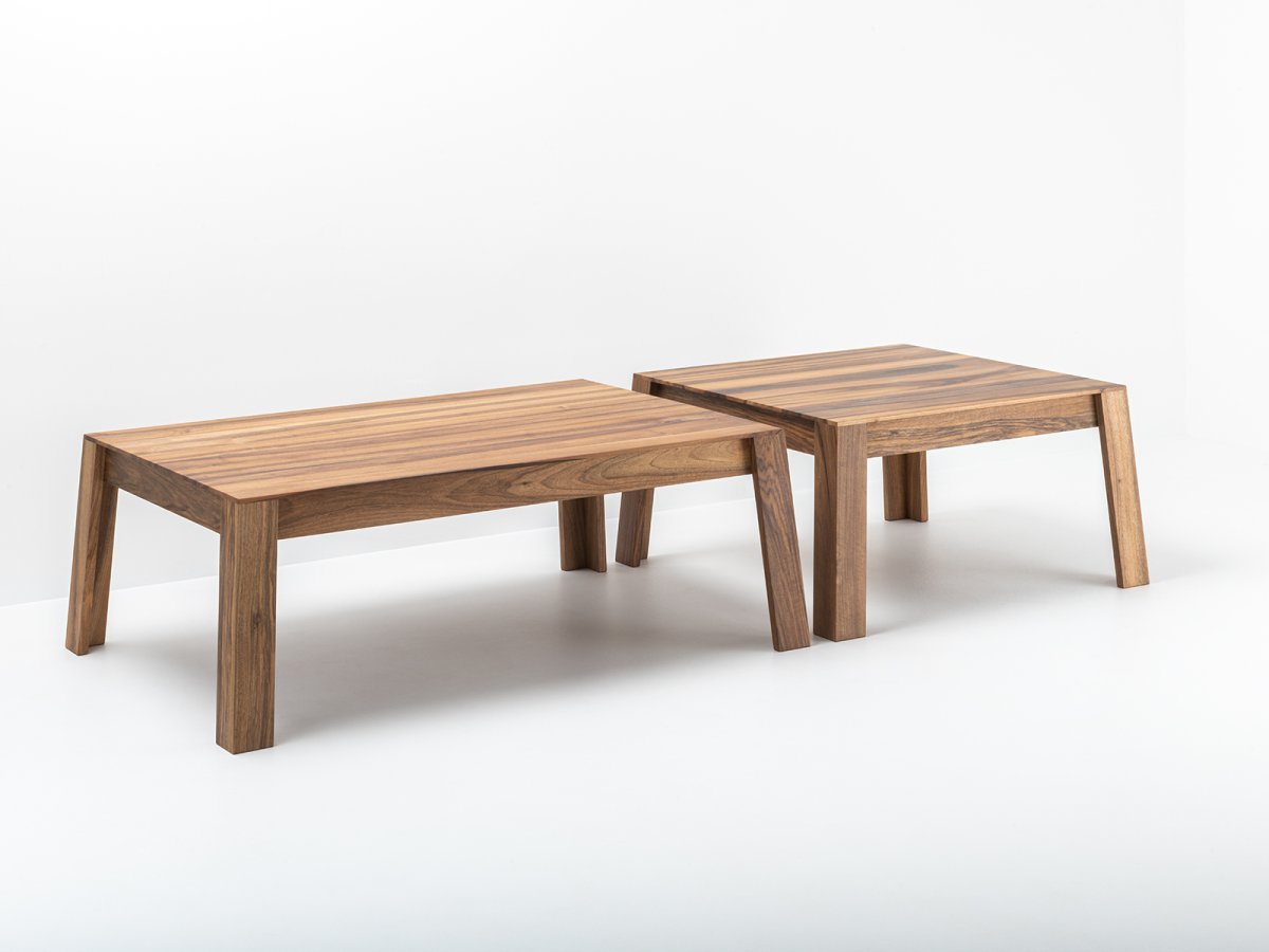 Table basse Aix en noyer - Personnalisable en plusieurs dimensions
