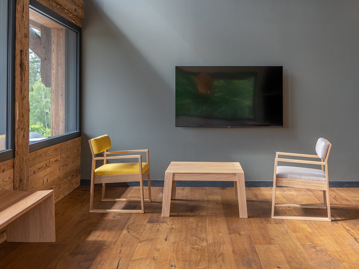 Table basse Aix en chêne - Bois massif éco-certifié PEFC