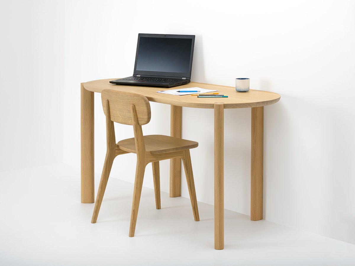 Bureau Design en Bois de Chêne Massif certifié PEFC - made in France