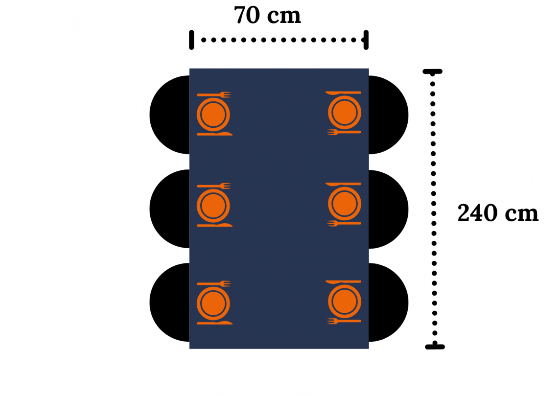 Table dimension pour six personnes Table dimension pour six personnes