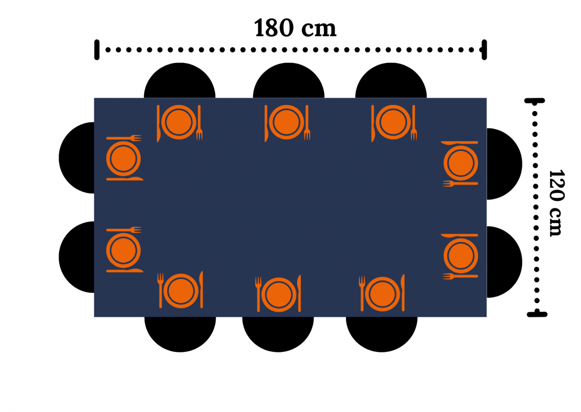 Table dimension pour dix personnes Table dimension pour dix personnes