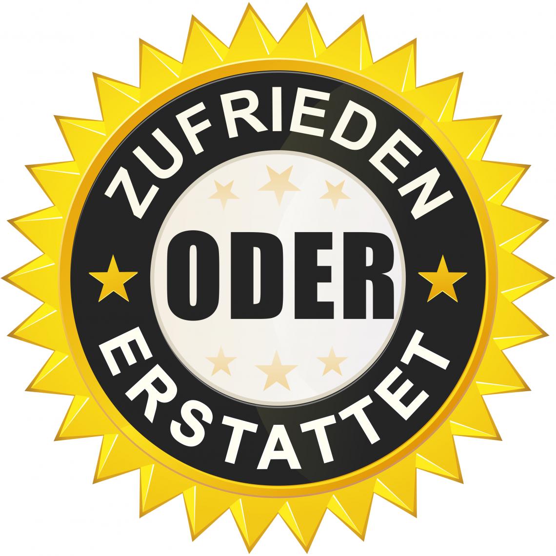 Zufrieden oder erstattet Zufrieden oder erstattet