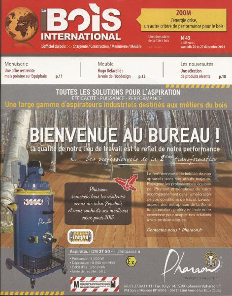 couverture le bois international D&eacute;cembre 2014